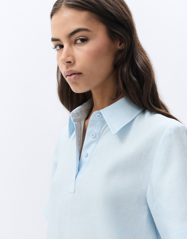 UNISON - Collared Popover Shirt