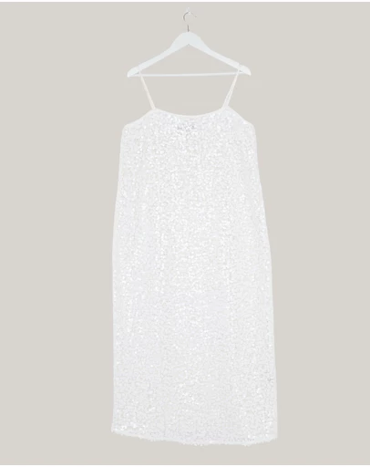 Revibe - Repaired Lover Claudia Sequin Shift Maxi Dress - AU 14