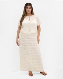 City Chic - Emelia Shirred Skirt
