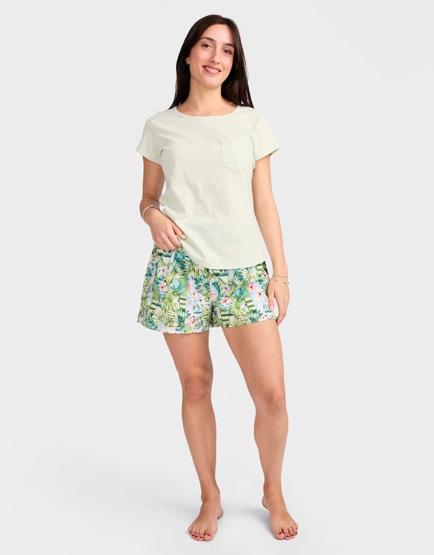 Mitch Dowd - Mitchdowd Lanai Shorty Cotton Pyjama Set