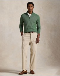 Polo Ralph Lauren - Mesh-Knit Cotton Quarter-Zip Sweater