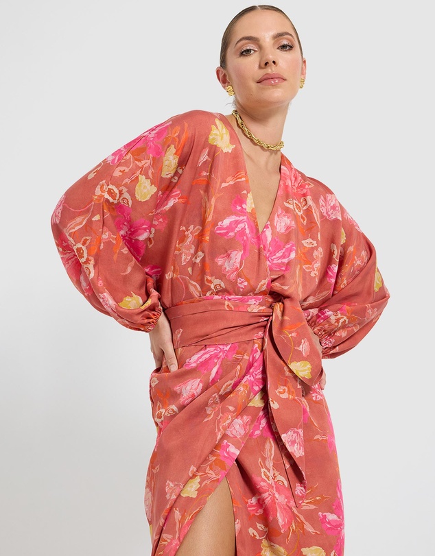 Pasduchas - Ruby Wrap Midi Dress