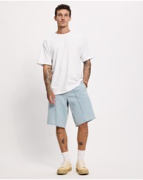 Zanerobe - Stitched Pintuck Denim Shorts