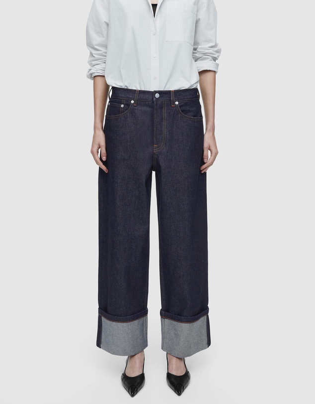 COS - Facade Turn-Up Straight-Leg Jeans