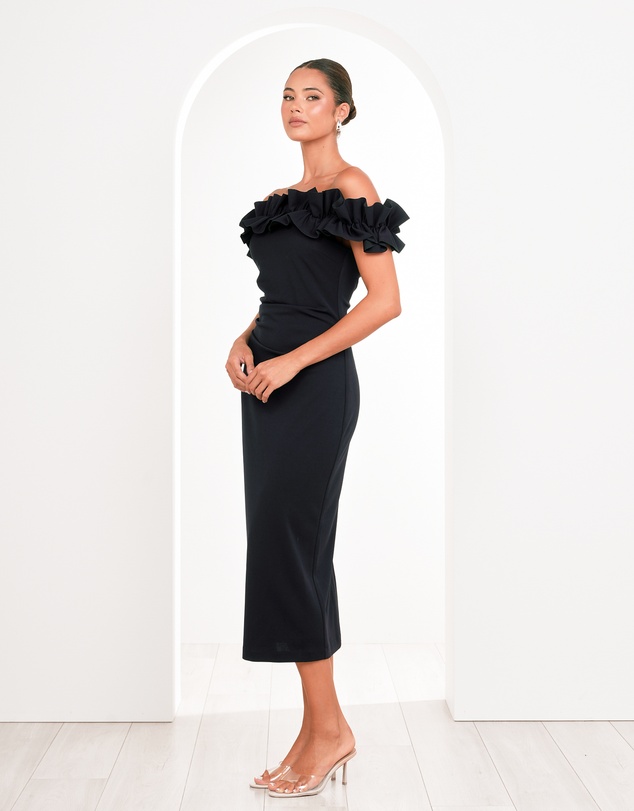 Pilgrim - Clara Off Shoulder Midi Dress