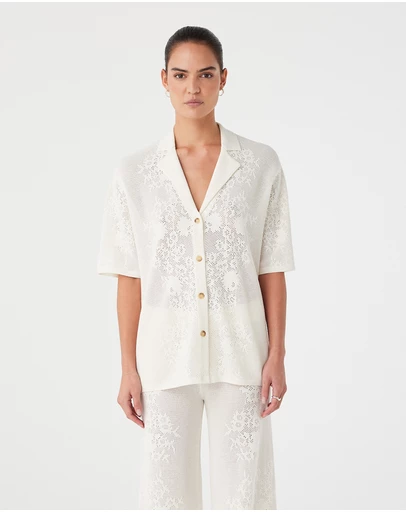 Arcaa - Aster Crochet Shirt