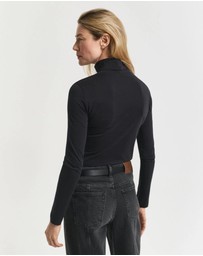 Gant - Lightweight Cotton Turtleneck Top