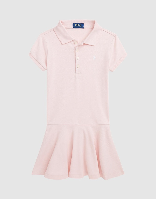 Polo Ralph Lauren - Stretch Mesh Polo Dress - ICONIC EXCLUSIVE - Babies-Kids