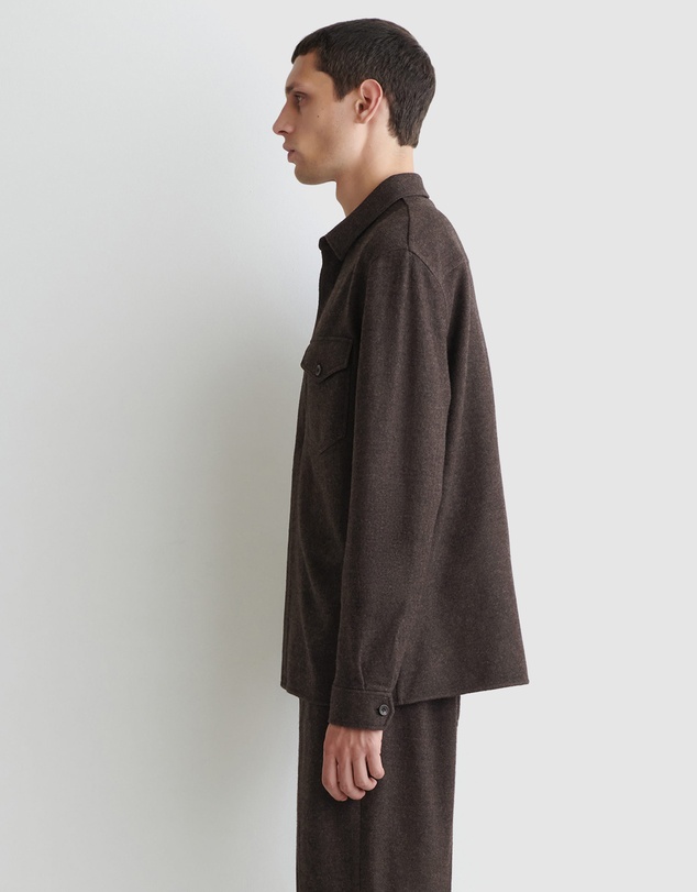 COS - Relaxed Boiled-Wool Overshirt