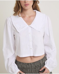 Subtitled - Penny Collar Crisp Shirt