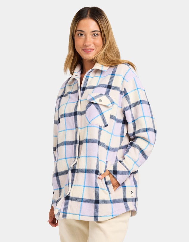 Quiksilver - Womens Camp Queen Polar Fleece Long Sleeve Shirt