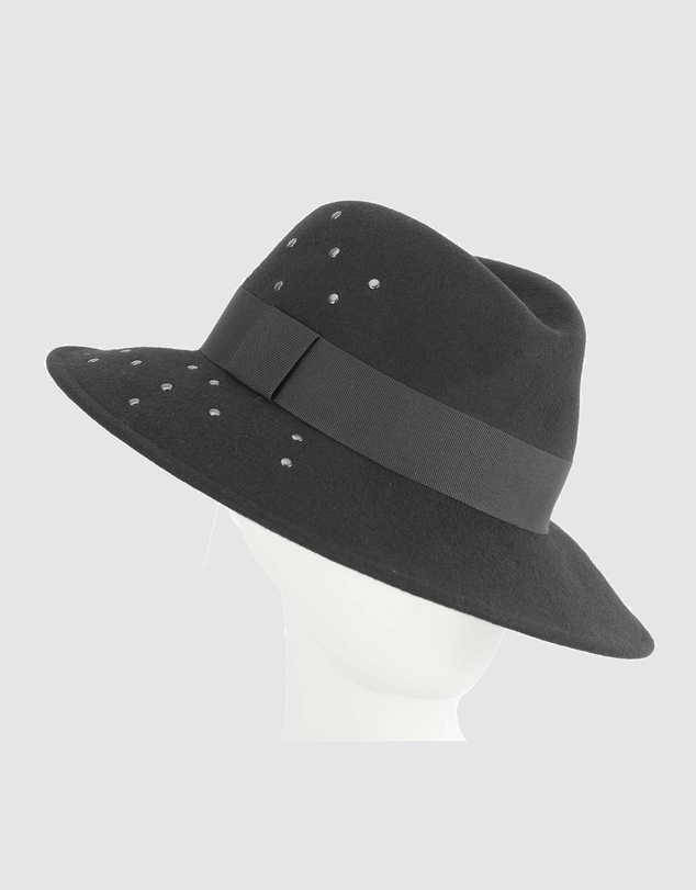 Max Alexander - Winter Felt Black Fedora Hat