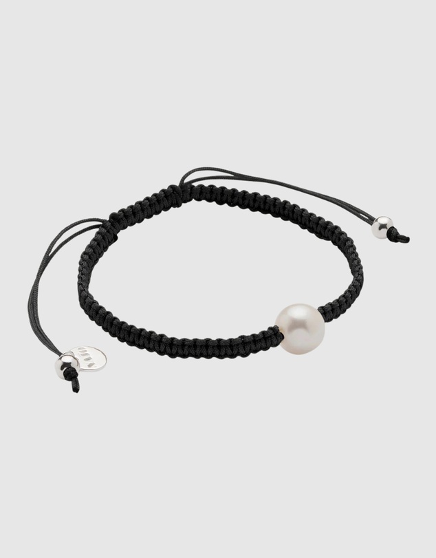 Najo - Coco Lagoon 10mm Pearl Bracelet - Black