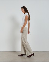 DRICOPER DENIM - Molly Mid Rise Straight Leg Jeans