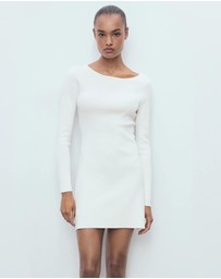 M.N.G - Open-Back Knitted Dress