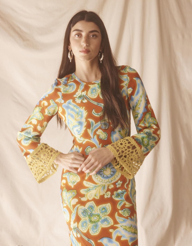KINGA CSILLA - Brezza Olive Dress
