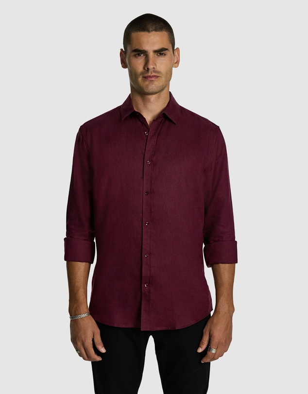 yd. - West Hampton Pure Linen Shirt