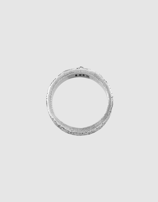 Haze & Glory - ICONIC EXCLUSIVE - Cross Ring in Oxidised 925 Silver