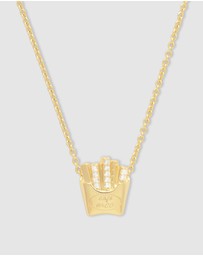 Wanderlust + Co - Fries Gold Necklace