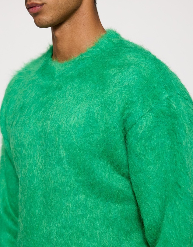 SUNNEI - Hairy Knit Round Neck Sweater