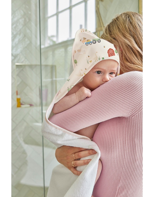 Little Stuff - Farm Friends Hooded Towel
