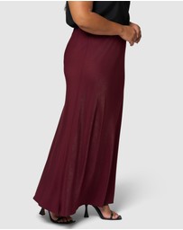 Something 4 Olivia - Luxe Satin Maxi Skirt