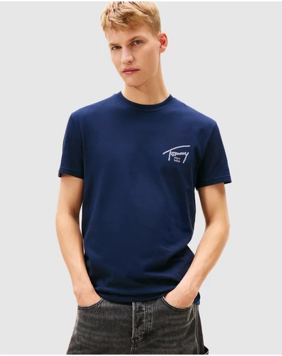 Tommy Jeans - Regular Sign Backprint SS T-Shirt