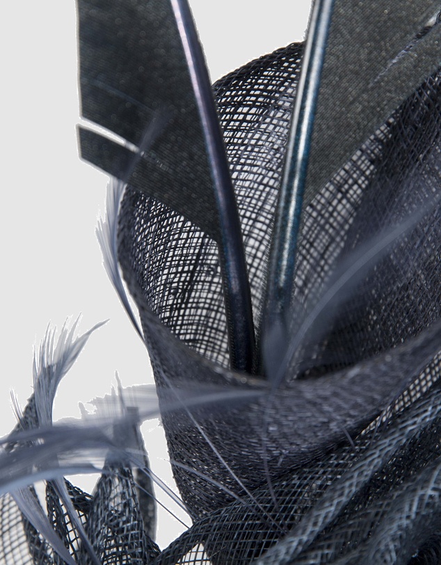Max Alexander - Sinamay Navy Racing Fascinator