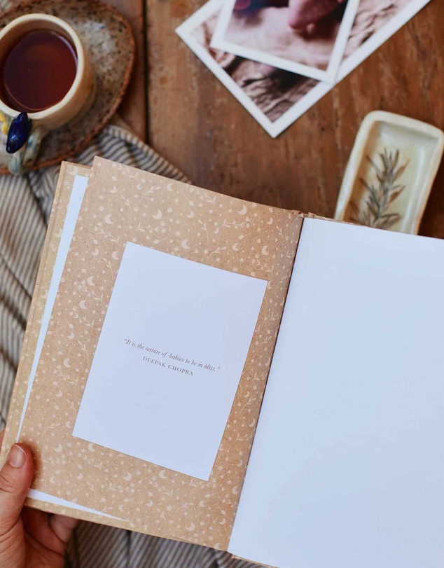 Write to Me - Baby Tracker Journal. Oat