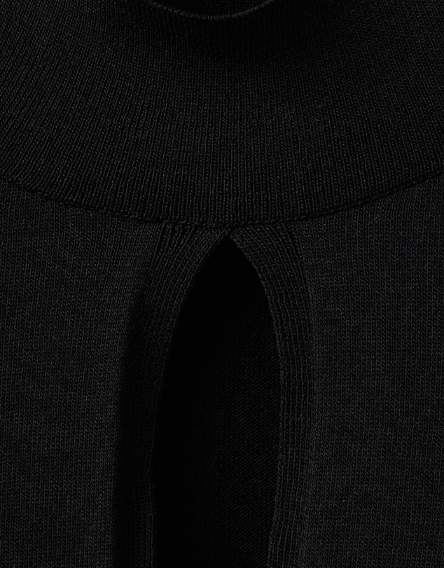 M.N.G - Perkins-Neck Sweater With Cut-Out