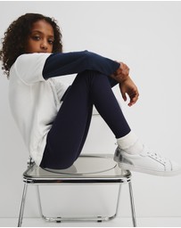 Country Road - Organically Grown Cotton Blend Solid Rib Legging