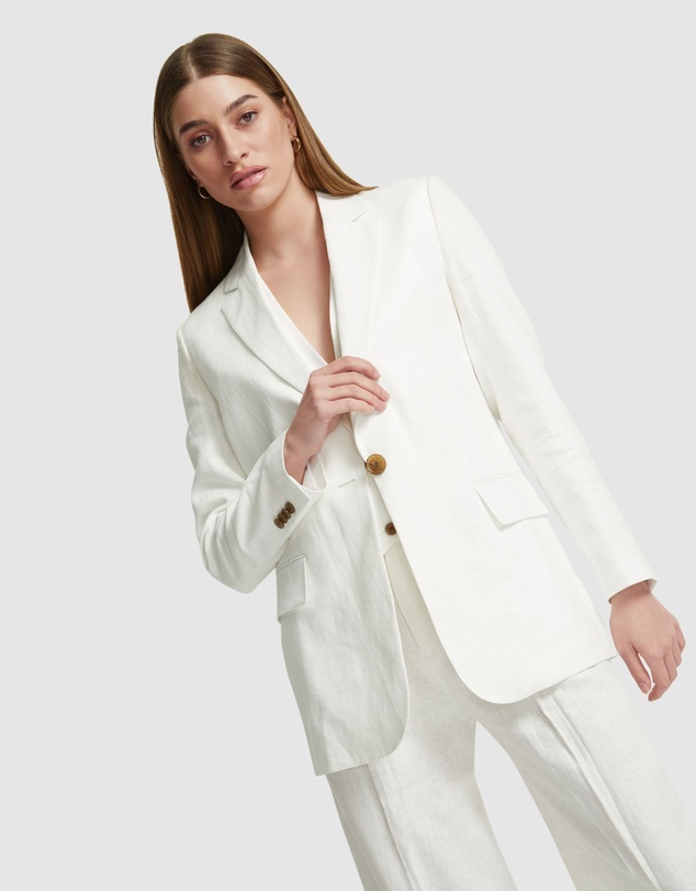 Oxford - Willow Linen Jacket