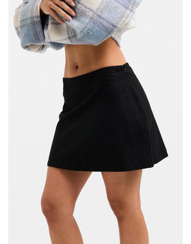 Subtitled - Ella Linen Mini Skirt