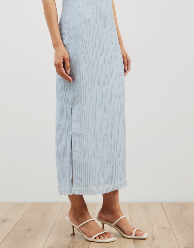 Atmos&Here - Plisse Maxi Slip Dress