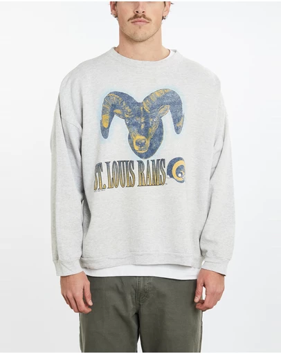 Vintage by The Real Deal - Pre Loved - 1995 NFL St. Louis Rams Sweatshirt