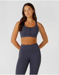 Lorna Jane - Easy Zip On Max Support Sports Bra