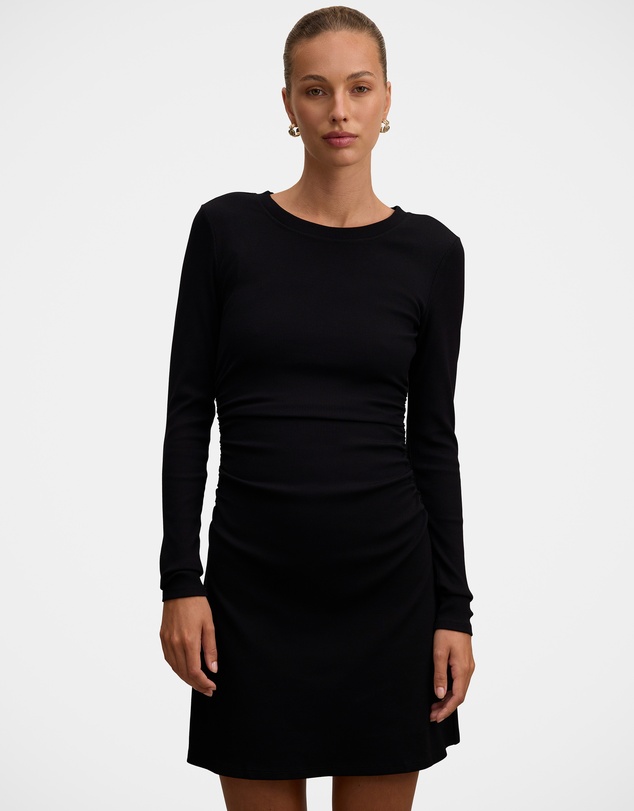 Forever New - Ash Long Sleeves Ribbed Mini Dress