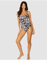 Baku Swimwear - Cruz Del Mar Square Multi One Piece Swimsuit