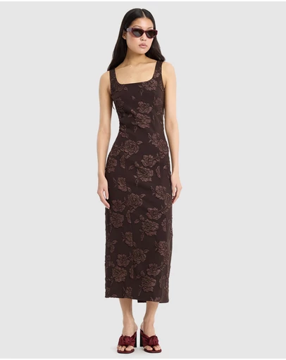 ROTATE - Jacquard Sleeveless Dress