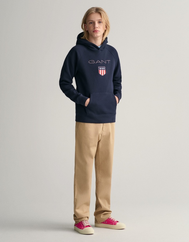 Gant - Teen Boys GANT Shield Hoodie
