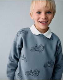 M.N.G - Cars Allover Print Sweatshirt - Babies-Kids