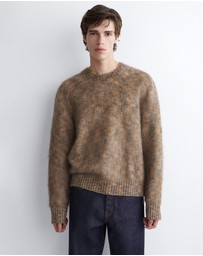 COS - Space-Dyed Mohair-Blend Crew-Neck Jumper