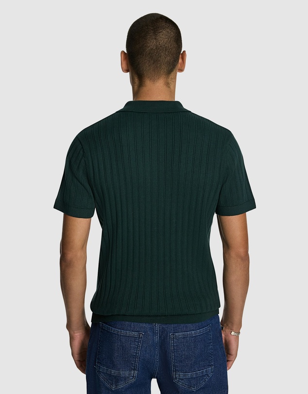 yd. - Notts Knitted Polo Shirt