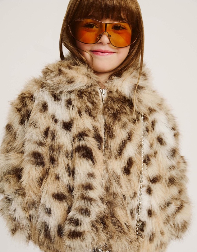 Bardot Junior - Sylvie Faux Fur Jacket - Kids-Teens
