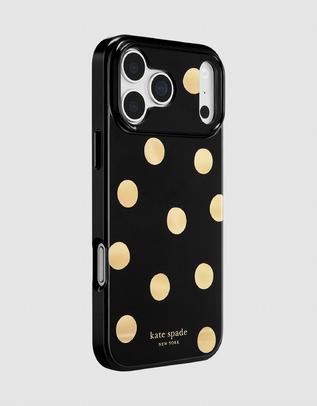 Kate Spade - Kate Spade Metallic Classic Dot MagSafe Case for iPhone 18 Pro / 17 Pro