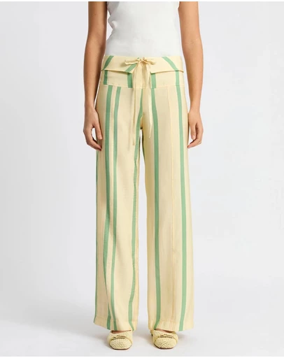 Laagam - Tashi Striped Flow Pants