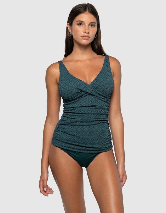 Nip Tuck Swim - Salacia Louise Multifit Ruched Front Tankini Top