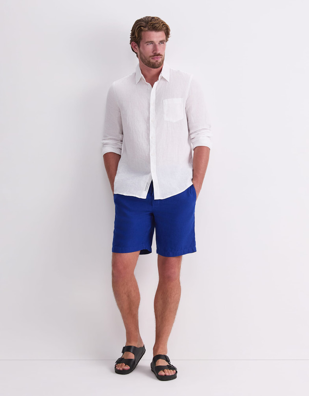 Sportscraft - Caffery Yarn Dyed Linen Short