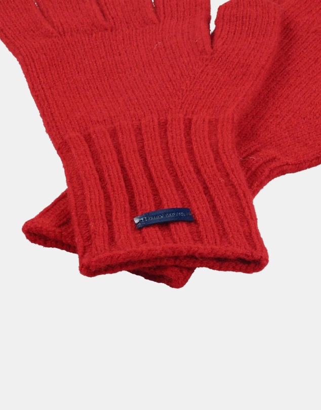 Henry Bucks - HENRY BUCKS Merino Wool Beanie Gloves & Scarf Set RED