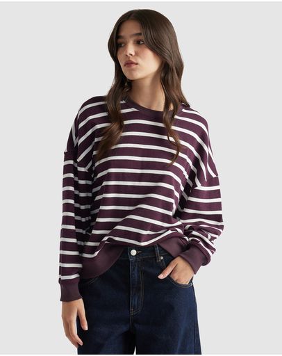 Burgundy Stripe